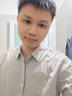 羅蒙襯衫男士純棉長(zhǎng)袖2025年秋季新款免燙上衣服休閑百搭襯衣外套男裝 淺灰 M 推薦【90-110斤】 曬單實(shí)拍圖