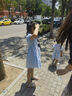 巴拉巴拉女童裙子兒童連衣裙2025夏條紋襯衫裙子208225111047 曬單實(shí)拍圖