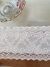 維諾亞批發(fā)多色柔軟彈性蕾絲花邊衣服裙子布料DIY手工縫紉裙下擺花邊 15厘米寬加厚白色 1米 曬單實(shí)拍圖