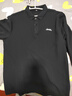 吉普（JEEP）長(cháng)袖T恤男秋冬季寬松休閑polo領(lǐng)打底衫男士衣服男裝 黑色 5XL 曬單實(shí)拍圖