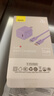 倍思小酷 蘋(píng)果充電器氮化鎵pd20W套裝iphone14快充線(xiàn)充電頭適用13/12ProMax手機Type-C插頭iPad 紫色 曬單實(shí)拍圖