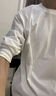 Foss Phil潮牌T恤男秋冬季純色百搭純棉長(cháng)袖衛衣休閑上衣打底FPCT6白色XL 曬單實(shí)拍圖
