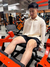 MUSCLEDOG肌肉狗POLO長(cháng)袖T恤男2025秋季新品美式純色寬松運動(dòng)訓練健身上衣 米白色 XL 曬單實(shí)拍圖