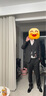 吉約蒙（G·MONS）西服套裝男士商務(wù)抗皺易打理休閑西裝套裝結(jié)婚新郎職業(yè)正裝西裝 黑色B版【上衣+褲子+馬甲】C0020 56 曬單實拍圖