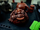 bylure品牌紫砂茶寵宜興金蟾精品可養 茶盤(pán)擺件辦公室擺設鴻運當頭鴻運當頭金蟾素款-小號 曬單實(shí)拍圖