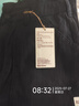 無(wú)印良品（MUJI） 男式 棉水洗牛津 紐扣領(lǐng)短袖襯衫 純棉全棉襯衣外套 ACC01C2S 藏青色 XS  (160/80A) 曬單實(shí)拍圖