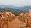 塑木護欄圍欄戶(hù)外景觀(guān)河道立柱欄桿景區公園步棧道防腐木扶手定做 塑木護欄-請咨詢(xún)客服 曬單實(shí)拍圖