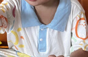歡喜小熊 兒童短袖夏天T恤衣服寶寶夏裝POLO衫兒童上衣夏季童裝打底衫 湖水藍 90 (建議18-24月身高80-90cm) 曬單實(shí)拍圖