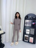 NICKYBABY寶寶7A抑菌兒童內衣套裝羊絨德絨女童秋衣秋褲抗寒半高領(lǐng)家居睡衣 7A抑菌-半高領(lǐng)-8156黑色 【德絨羊絨·蓄熱暖膚】 120 cm 曬單實(shí)拍圖