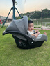bebelock嬰兒提籃式汽車(chē)兒童安全座椅新生兒寶寶睡籃車(chē)載便攜搖籃i-Size 太空灰【i-Size認證】 曬單實(shí)拍圖