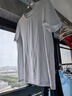 京東京造t恤男短袖男士t恤夏衣服男裝白小T男女 蘇超定制 白色 S 曬單實(shí)拍圖