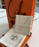 愛馬仕（HERMES）Mini Pop H項鏈 玫瑰金鏈條橢圓立體琺瑯項鏈送女友節(jié)日送禮 白色玫瑰金H147992FO49 鏈長40cm吊墜0.7*0.9cm 曬單實拍圖