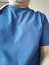 十如仕短袖t恤男女款【單向導濕】夏季圓領(lǐng)運動(dòng)休閑排汗 T33-01 蔚藍色 M 曬單實(shí)拍圖