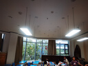 鯨與光 教室燈國標高顯色防眩防教育燈全光譜吊燈格柵燈 塑框萊福德款教室燈120*30CM36瓦 曬單實(shí)拍圖