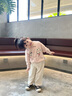 幼歌（YOUGE）嬰幼兒秋季新款純棉翻領(lǐng)毛衣開(kāi)衫女寶寶親膚抗起球上衣粉色90 cm 曬單實(shí)拍圖