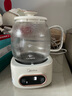 美的（Midea）全玻璃養(yǎng)生壺 辦公室燒水壺 家用多功能煮茶壺 花茶煮茶器 迷你小型電熱水壺 圍爐煮茶壺 【0膠水】YS10B101 1L 曬單實拍圖