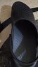 crocs卡駱馳舒樂(lè )洞洞鞋沙灘鞋男鞋包頭女鞋拖鞋|209964 黑色-001 43 (270mm) 曬單實(shí)拍圖