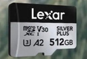 雷克沙（Lexar）512GB TF(MicroSD)存儲(chǔ)卡 V30 4K 讀205MB/s 無人機(jī)運(yùn)動(dòng)相機(jī)Pocket3官方推薦內(nèi)存卡(SILVER PLUS) 曬單實(shí)拍圖