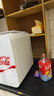 可口可樂(lè )（Coca-Cola）車(chē)載冰箱20L小冰箱學(xué)生宿舍辦公室迷你冰箱便攜式冷藏加熱小冰箱 曬單實(shí)拍圖