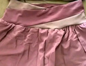 維多利亞旅行者瑜伽服女跑步運(yùn)動套裝秋冬健身服普拉提短袖短褲帶胸墊兩件套紫XL 曬單實(shí)拍圖
