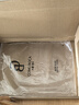 科蒙博卡2025春夏桑蠶絲新款花卉暗紋提花針織衫女V領(lǐng)短袖薄上衣 淺灰粉 L 曬單實拍圖