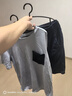 京東京造10A抗菌純棉睡衣男短袖套裝25春夏情侶家居服藍色M 曬單實(shí)拍圖