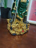 吉善緣 九龍關(guān)公擺件 立刀武財神關(guān)羽關(guān)二爺公司客廳辦公室家用供奉神像佛像財神爺裝飾工藝品喬遷開業(yè)禮品 16#九龍關(guān)公（彩繪色） 曬單實(shí)拍圖