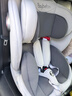 貝倍適兒童安全座椅汽車通用0-4-12歲寶寶嬰兒旋轉(zhuǎn)車載isofix便攜坐椅 尊享灰（硬接口+上拉帶+側(cè)防） 曬單實(shí)拍圖