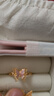 周大生黃金戒指足金夢幻蝴蝶戒指多巴胺純金戒指送女友送老婆生日禮物女 夢幻蝴蝶戒指 金重約2.7g 曬單實拍圖