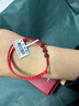普陀山本命年手繩朱砂轉運珠2026馬年女紅繩手鏈男好運超細手工編織繩 【手鏈】（女款--紅繩） 曬單實(shí)拍圖