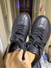 愛(ài)步（ECCO）板鞋男 軟底舒適輕盈牛皮系帶休閑鞋 柔酷537764 黑色42 HL 曬單實(shí)拍圖