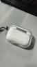 耳機(jī)保護(hù)殼 適用蘋(píng)果AirPods pro保護(hù)套AirPods無(wú)線藍(lán)牙耳機(jī)套透明保護(hù)殼TPU防摔晶透軟殼 AirpodsPro2代+Incase掛繩 曬單實(shí)拍圖