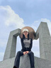 拉夏貝爾撞色拼接長(cháng)袖t恤女修身韓版內搭打底衫百搭插肩袖上衣 灰色 XL 曬單實(shí)拍圖