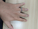 中國黃金誓約騎士銀戒指男尾戒活口指環(huán)銀飾男生生日禮物送老公結婚紀念日 誓約騎士銀戒指【京速達】 曬單實(shí)拍圖