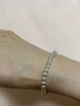 胖東來(lái)品質(zhì)990純銀珠珠手鏈男女款時(shí)尚輕奢小眾銀珠手串串珠禮物 5mm粗 18cm(適合17cm手腕) 曬單實(shí)拍圖
