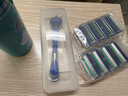 吉利同款德國品質(zhì)6層剃須刀手動(dòng)刮胡刀刀片六層老式刀頭防刮刀架男士 1刀架+4刀頭+刀架盒 曬單實(shí)拍圖