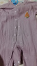 婧麒（JOYNCLEON）嬰兒衣服春秋裝連體衣小月齡純棉寶寶爬服內衣新生兒哈衣長(cháng)袖 小樹(shù)蝶紫 73cm 【6-9個(gè)月，體重7.2-9kg】 曬單實(shí)拍圖