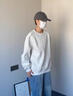 唐號（tanghao）cleanfit立體裁剪美式衛衣男春季新款解構設計感寬松圓領(lǐng)上衣外套 黑色 XL 曬單實(shí)拍圖