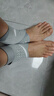 安踏（ANTA）護(hù)踝運(yùn)動(dòng)防崴腳扭傷護(hù)腳腕套超薄男女籃球跑步固定關(guān)節(jié)護(hù)具 灰白 曬單實(shí)拍圖