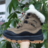 Jeep吉普羊毛雪地靴男秋冬新款加絨保暖棉鞋戶(hù)外皮毛一體高幫馬丁靴男 白色【羊毛內里】 標準皮鞋碼 41 曬單實(shí)拍圖