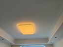 易來易來靈云全光譜護眼吸頂燈led客廳臥室燈輕奢金色金屬邊框燈具 （2室1廳B）客廳燈*1+主臥*2 曬單實拍圖