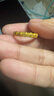 老廟黃金戒指足金古法花絲女戒送女友老婆生日節(jié)日禮物 約3.8g/16號(適用15-17#) 曬單實拍圖