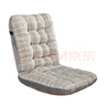 朵菲雅連體坐墊靠墊靠背一體屁股墊辦公室久坐椅子宿舍座椅墊學(xué)生厚屁墊 灰格子【正反兩用】 加高版【35*40*50】 曬單實(shí)拍圖