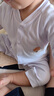 貝瑞加（Babyprints）寶寶連體衣2件裝嬰兒純棉四季衣服長袖爬服柔軟哈衣家居內(nèi)衣 紫80 曬單實拍圖