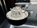 鳳陶凰（FENG TAO  HUANG）故宮文創(chuàng  )敦煌唐卡泡茶壺單壺復古小茶壺陶瓷金銀措西施壺茶杯壺承 敦煌白唐卡-仿古壺 101mL(含)-200mL(含) 曬單實(shí)拍圖