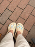 CROCS卡駱馳貝雅卡駱班洞洞鞋|205089 冬日白/彩色-1LI 39(240mm) 曬單實拍圖