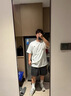 SPAO100%純棉短袖T恤男女2025夏季新款舒適親膚上衣SPDX25SD01XY 白/象牙熊-貼布繡 S 曬單實(shí)拍圖