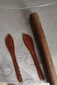 美廚（maxcook）搟面杖餃子勺 雞翅實(shí)木餃子挖餡勺壓面棍棒 三件套小號MCPJ364 曬單實(shí)拍圖
