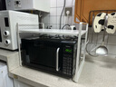 霜山SHIMOYAMA鐵藝微波爐置物架廚房烤箱電飯煲小家電支架帶圍欄調料收納架 面寬53*進(jìn)深37.5*高40cm 曬單實(shí)拍圖