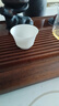 鈺銓龍門(mén) 羊脂玉瓷薄胎茶杯 德化白瓷素燒馬蹄杯功夫茶具家用喝茶品茗杯 馬蹄杯-單杯（約50ml) 曬單實(shí)拍圖